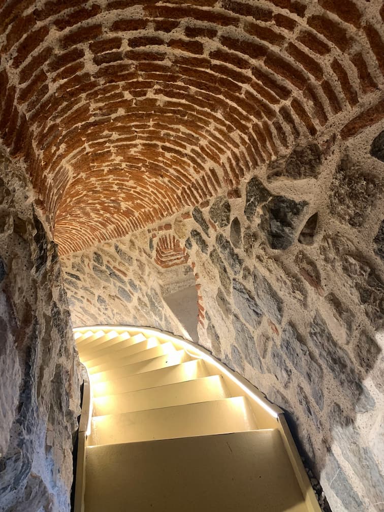 Galata Tower interior view, stairs.