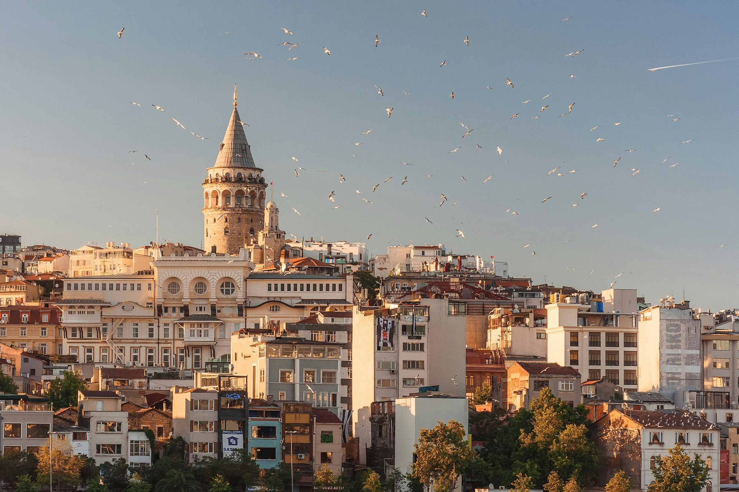 Galata area in Istanbul