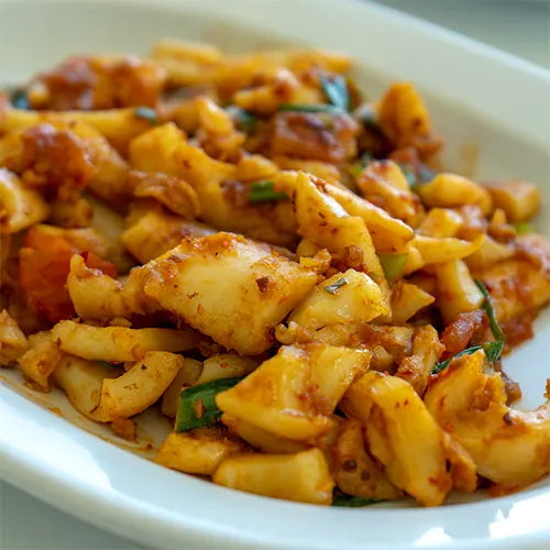 Sauteed calamari